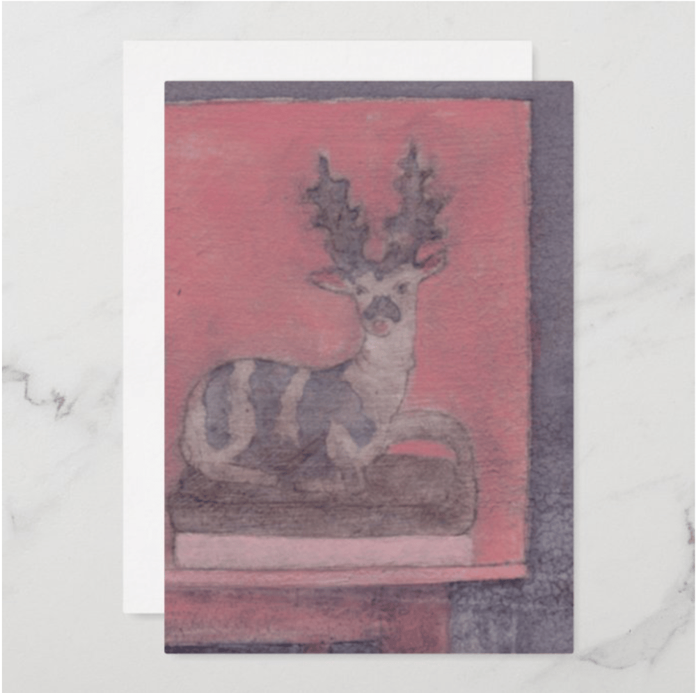 Image of Stag Greetings Card