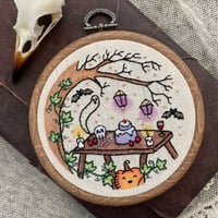 Spooky Twilight Picnic Embroidery