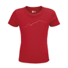 Monte Bianco T-shirt in Cotone Organico KIDS 3-15Y rosso / bianco PULSE