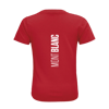 Monte Bianco T-shirt in Cotone Organico KIDS 3-15Y rosso / bianco PULSE