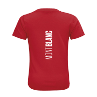 Image 3 of Monte Bianco T-shirt in Cotone Organico KIDS 3-15Y rosso / bianco PULSE