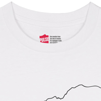 Image 5 of Monte Bianco T-shirt in Cotone Organico KIDS 3-15Y bianco / nero PULSE