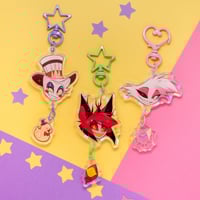 Image 1 of Hazbin Hotel Keychains