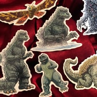 Image 4 of MONSTER ISLAND Little Sticker 6 Pack SET!