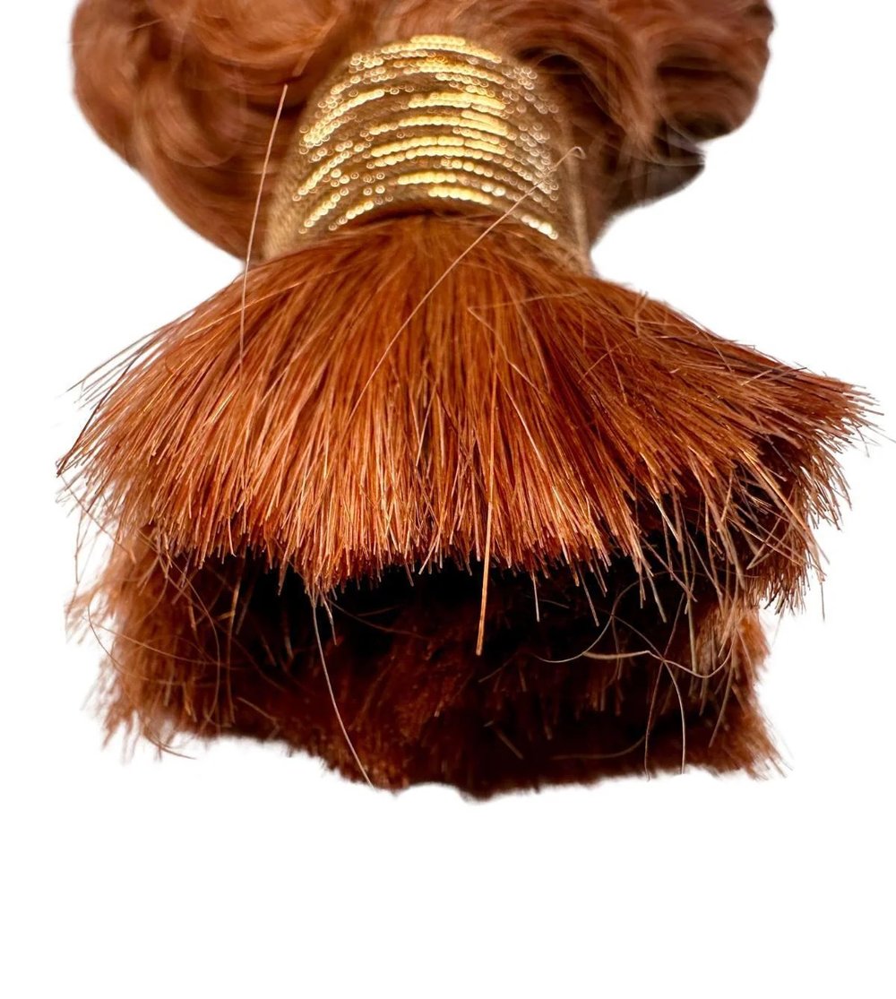 Image of Deep Wave Bulk Human Braiding Hair (Copper)