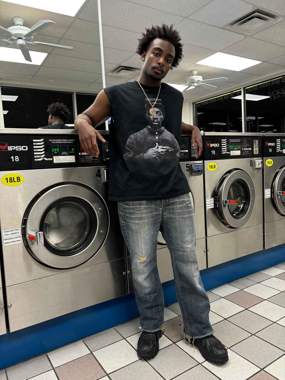 PEACEISFREE Buffalo Soldier Tee