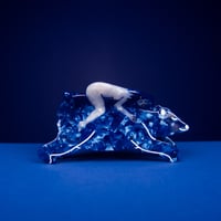 Image 3 of Girl & Bear Hair Claw by Lisa Junius