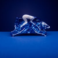 Image 7 of Girl & Bear Hair Claw by Lisa Junius