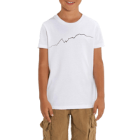 Image 1 of Monte Bianco T-shirt in Cotone Organico KIDS 3-15Y bianco / nero PULSE