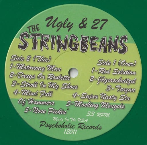 STRINGBEANS - UGLY & 27 (GREEN) LP