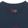 Monviso T-shirt in Cotone Organico KIDS 3-15Y blu navy / rosso PULSE