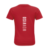 Monviso T-shirt in Cotone Organico KIDS 3-15Y rosso / bianco PULSE