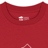 Monviso T-shirt in Cotone Organico KIDS 3-15Y rosso / bianco PULSE