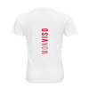 Monviso T-shirt in Cotone Organico KIDS 3-15Y bianco / rosso PULSE