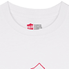 Monviso T-shirt in Cotone Organico KIDS 3-15Y bianco / rosso PULSE