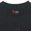 Monviso T-shirt in Cotone Organico KIDS 3-15Y nero / rosso PULSE