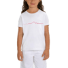 Monviso T-shirt in Cotone Organico KIDS 3-15Y bianco / rosso PULSE