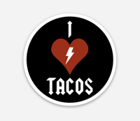 I Love Tacos Decal