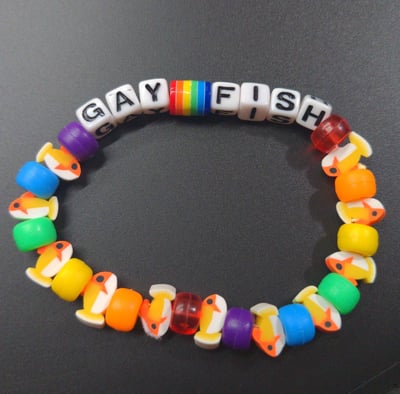 Image of Gay Fish Bracelet 