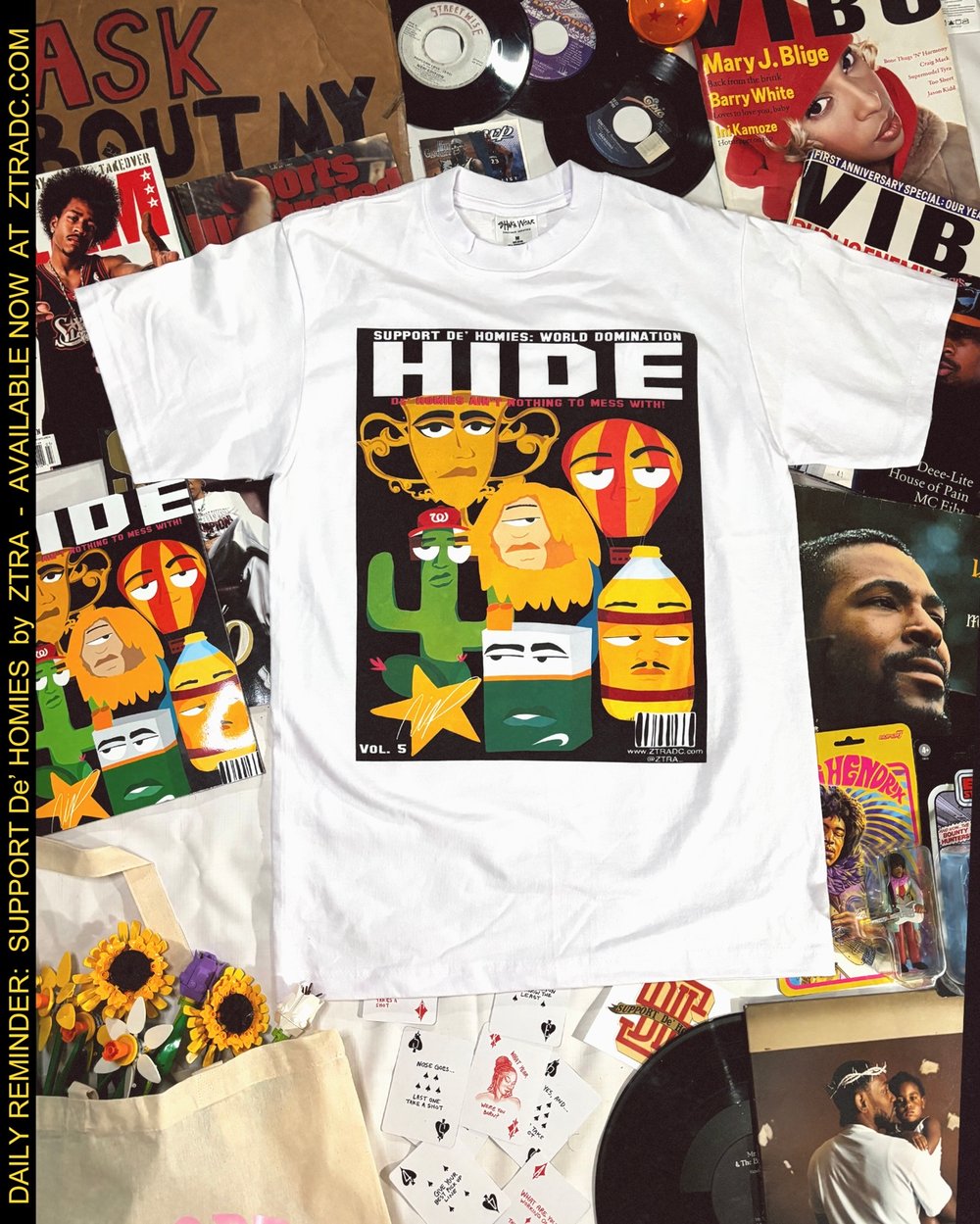 "HIDE Magazine" Tee