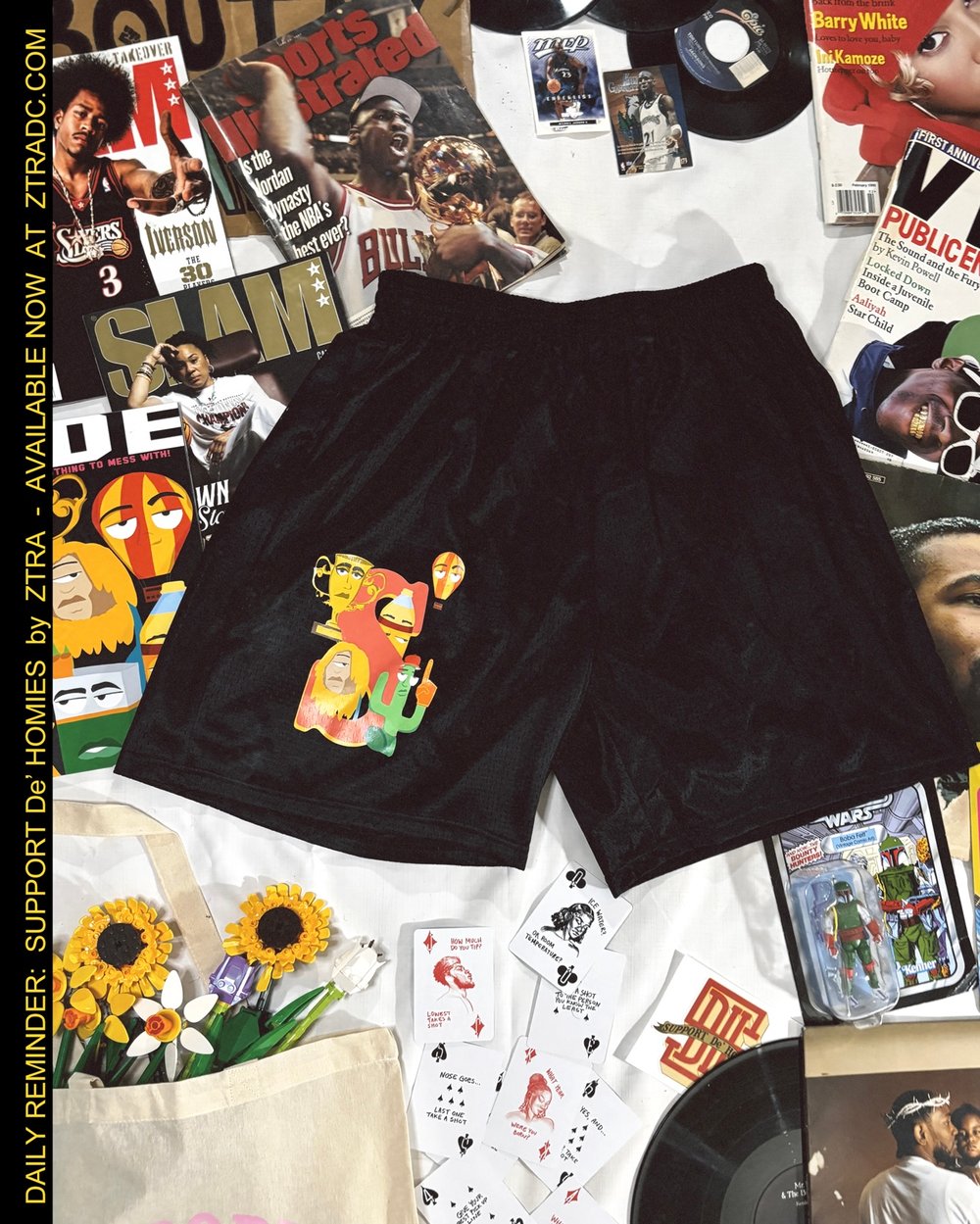 “S Logo” Shorts - Black 