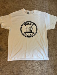 Image 1 of WHITE BIG BILLIGOAT LOGO T-SHIRT