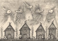 'Ghost Town' Original Drawing