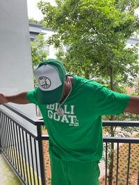 Image 2 of GREEN BILLIGOAT TRUCKER HAT