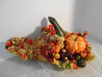 Image 1 of Cornucopia Centerpiece/Wall Hanging 