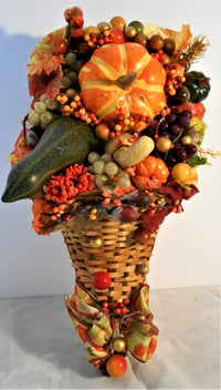 Image 4 of Cornucopia Centerpiece/Wall Hanging 