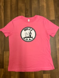 WOMENS PINK BIG BILLIGOAT LOGO T-SHIRT