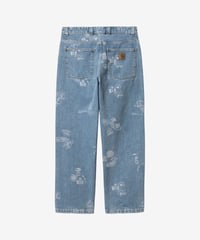 Image 2 of CARHARTT WIP_STAMP PANT (BLEACHED) :::BLUE:::