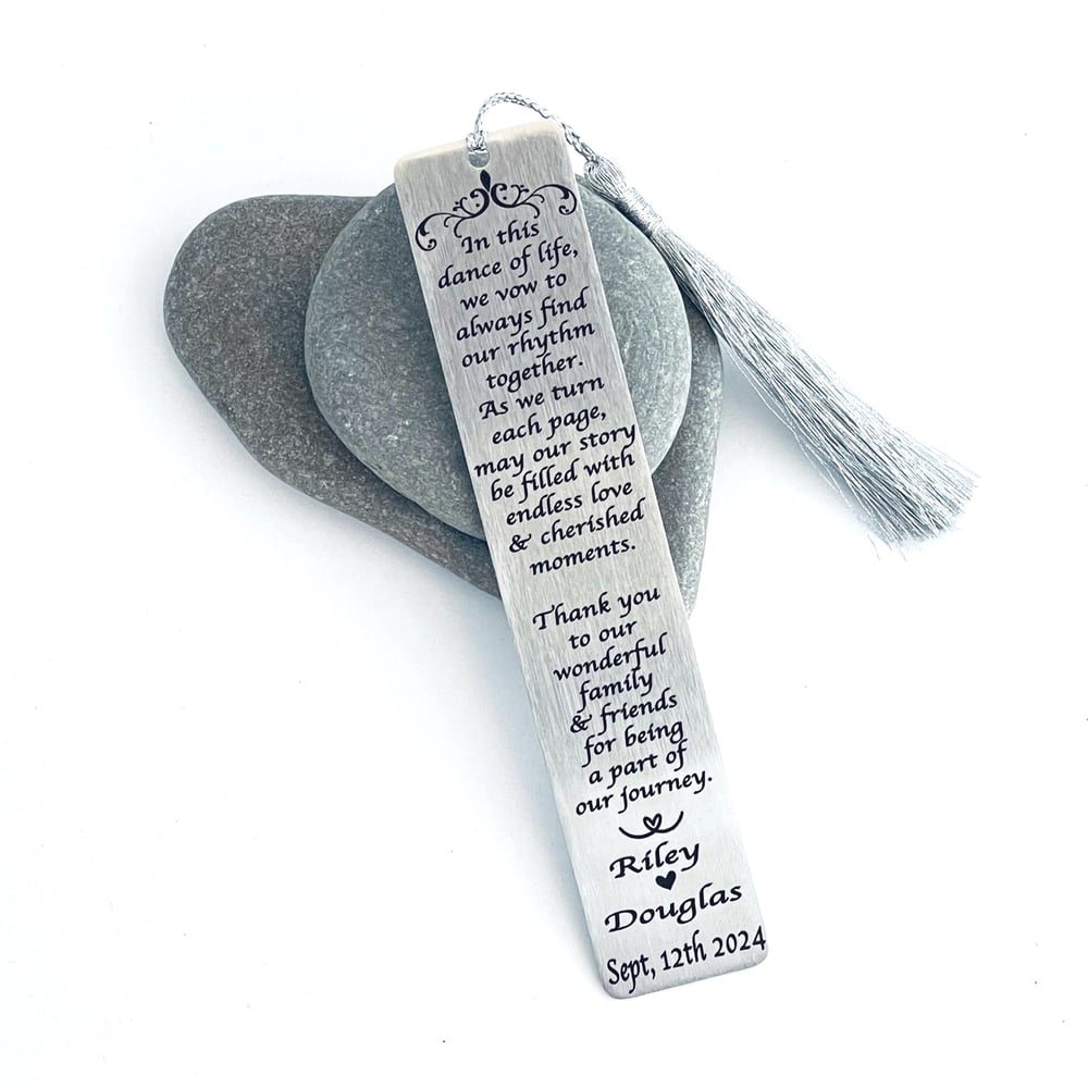 Image of Meaningful wedding favors gifts - In this dance of life, we vow to always find our rhythm together