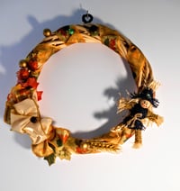 Image 1 of Scarecrow Wreath Set 