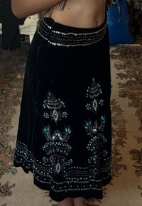 Image 8 of deadstock sequined maxi