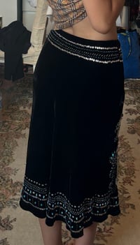 Image 9 of deadstock sequined maxi
