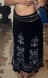 Image 7 of deadstock sequined maxi
