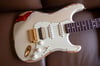 60s' ST Relic Pearl White over 3-tone Sunburst