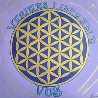 Image 1 of "Veritas Liberabit Vos" (The truth will set you free) Acrylic painting on canvas
