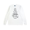 CRIME TIME L/S TEE (WHITE)