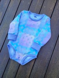 Image 2 of Rainbow Daisy Check Bodysuit