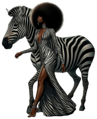 ZEBRA HER HOODIE