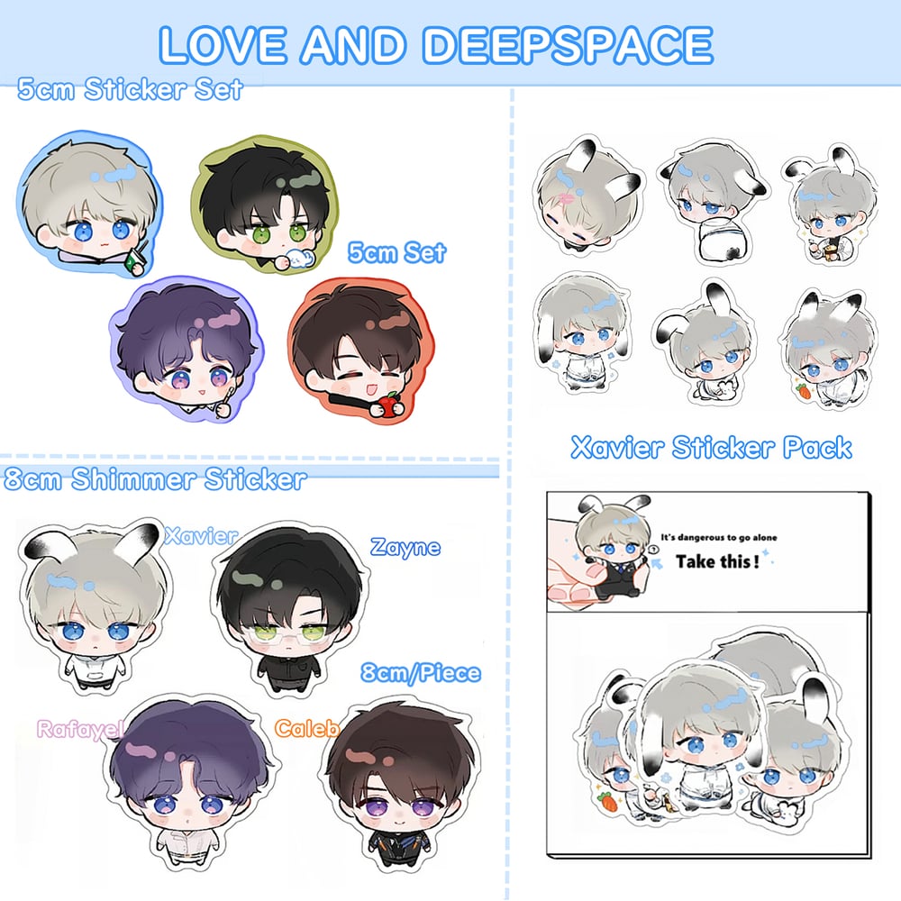 Image of Love and Deepspace Stickers