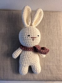 Image 3 of Small Amigurumis Bunny with scarf 