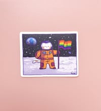 Moon's Gay - Vinyl Sticker