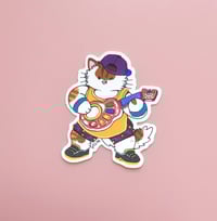 Guitar Cat - Vinyl Sticker