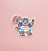 Angry Artist - Vinyl Sticker