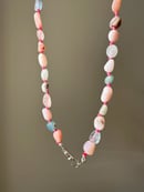 Image 1 of Pink Peruvian Opal Gem Mix Necklace