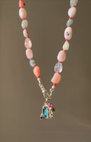 Image 2 of Pink Peruvian Opal Gem Mix Necklace