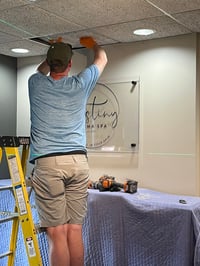 Image 5 of Destiny Derma Custom Acrylic sign W/ Install-Deposit